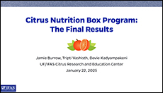 Citrus Nutrition Box Program: The Final Results